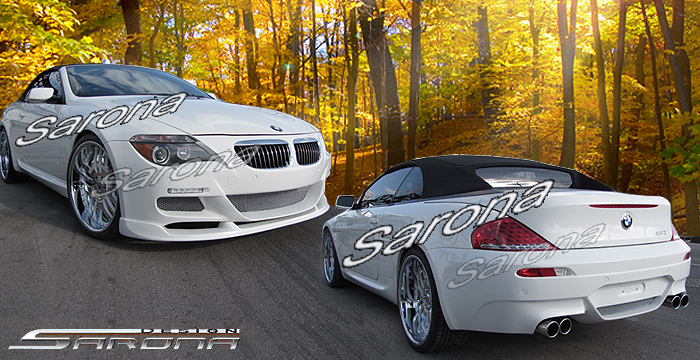 Custom BMW 6 Series Body Kit  Coupe & Convertible (2004 - 2010) - $1980.00 (Manufacturer Sarona, Part #BM-062-KT)